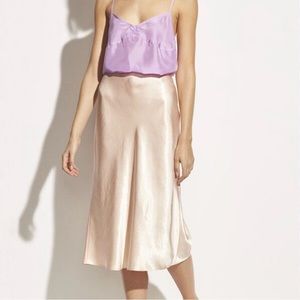 Light Pink Vince Slip Skirt XS